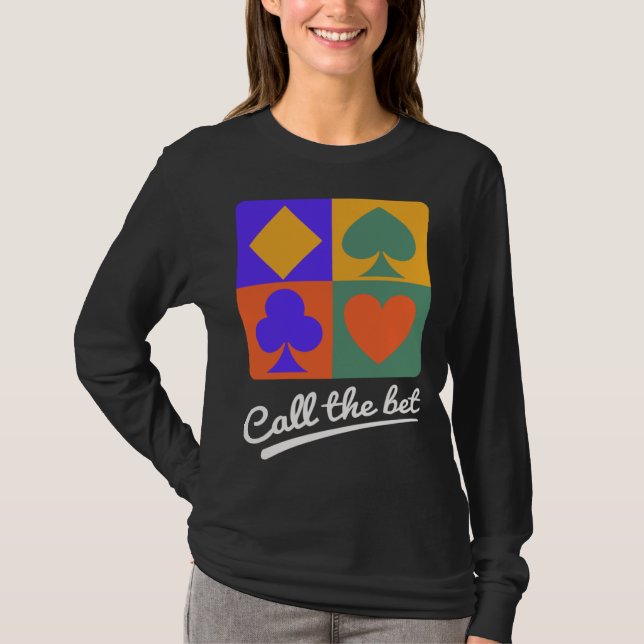Camiseta Card Games  Call the Bet (Frente)