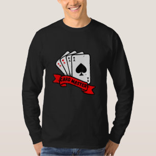 Camiseta Card Master - Jogando Cartões - Retorna Blackjack