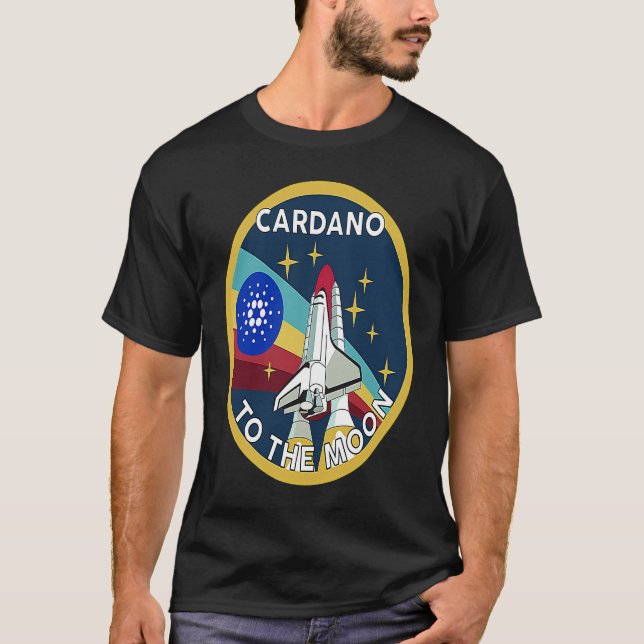 Camiseta Cardano Crypto  Cardano ADA  Cardano to the moon (Frente)