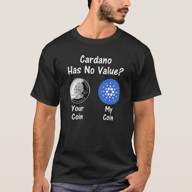 Camiseta Cardano Has No Value (Frente)