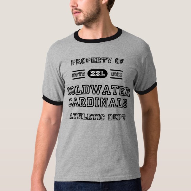 Camiseta Cardeais de Coldwater (Frente)