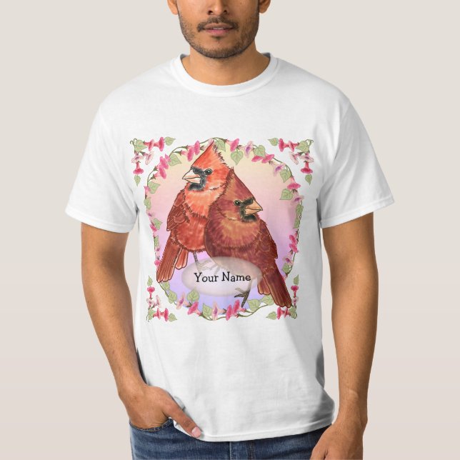 Camiseta Cardeais Florais  (Frente)