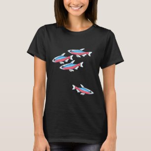 Camiseta Cardeal Tetra Schooling Tetra Community Fish