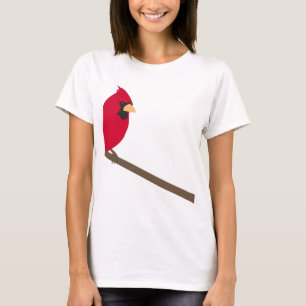 Camiseta Cardeal vermelho