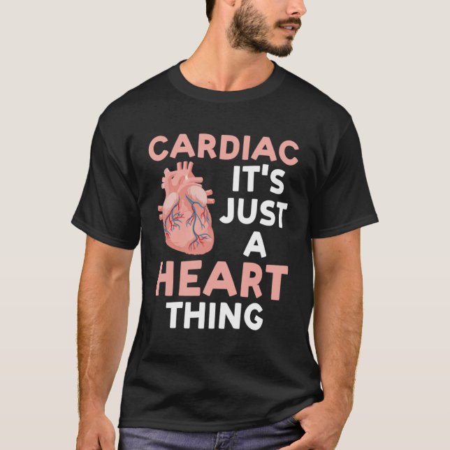 Camiseta cardiac it's just a heart thing cardial (Frente)