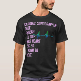 Camiseta Cardiac Sonographer Echo Tech Educates RDCS Premiu
