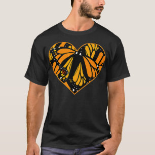 Camiseta Cardíaco Legal da borboleta Monarch Wing 
