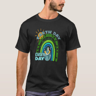 Camiseta Cardíaco modelado na Terra Dia 2022 Ambiente diári