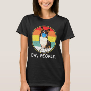 Camiseta Cardigan Vintage Galês Corgi Cachorro Vestindo