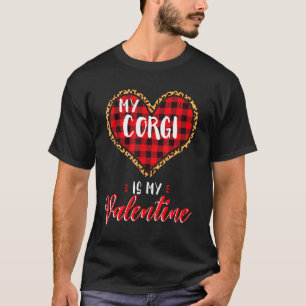 Camiseta Cardigan Welsh Corgi É Cachorro do Dia dos Namorad