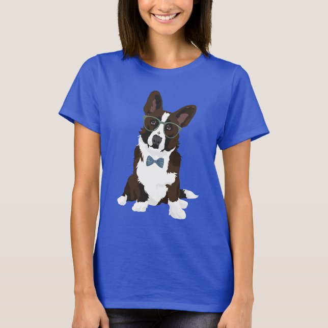 Camiseta Cardigan Welsh Corgi, Hipster legal, para amantes  (Frente)