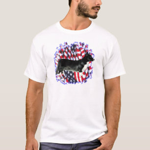 Camiseta Cardigan Welsh Corgi Patriot