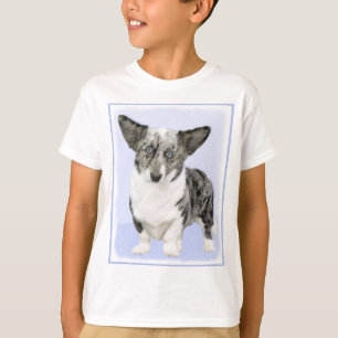 Camiseta Cardigan Welsh Corgi - Pintura Original para Cacho