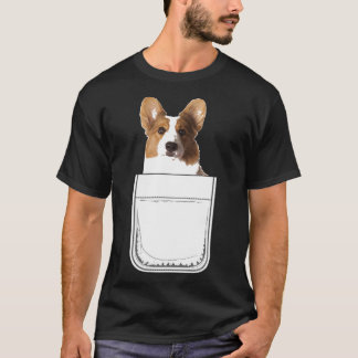 Camiseta Cardigan Welsh Corgi Puppy Dog No Bolso