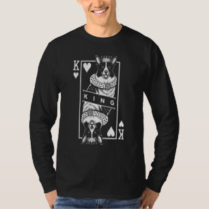 Camiseta Cardigan Welsh Corgi Rei dos Corações Cão Engraçad