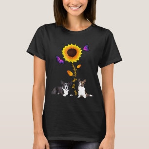 Camiseta Cardigan Welsh Corgi Você É Meu Girassol