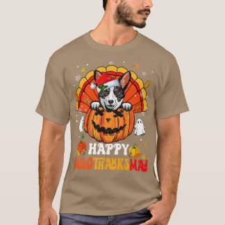 Camiseta Cardigan Welsh Corgis Dog Happy Hallothanksmas Hal