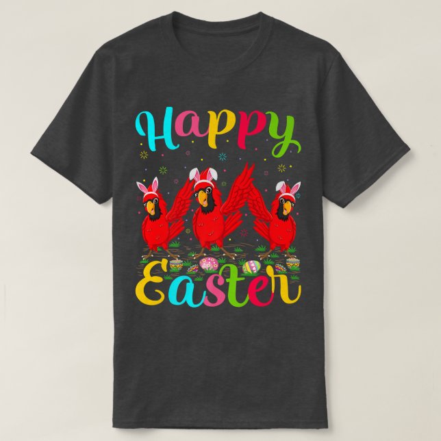 Camiseta Cardinal Bird Lover Easter Ovo Cardinal Happ (Frente do Design)