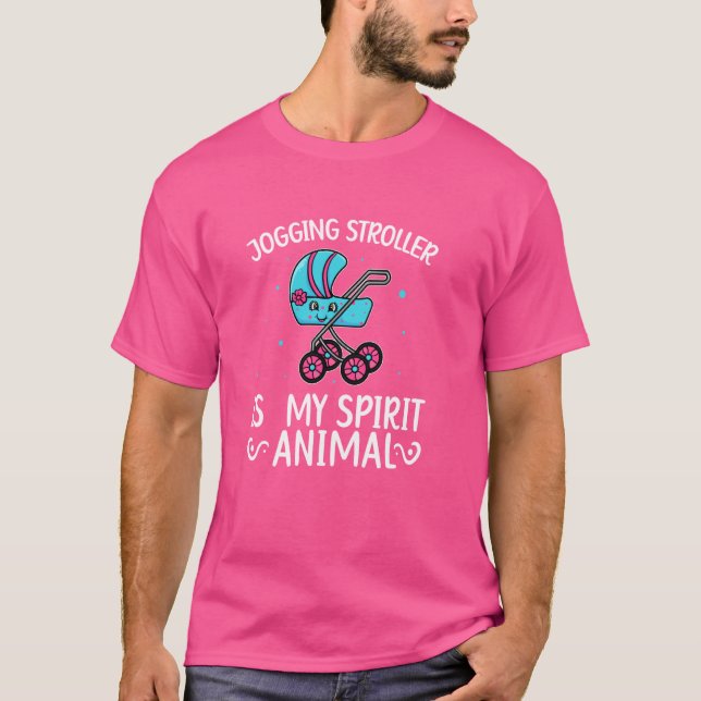 Camiseta Cardio corrida Stroller Baby Running Buggy Workout (Frente)
