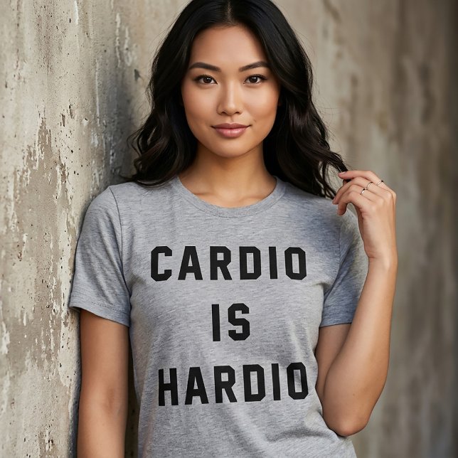 Camiseta Cardio É Difícil (Criador carregado)