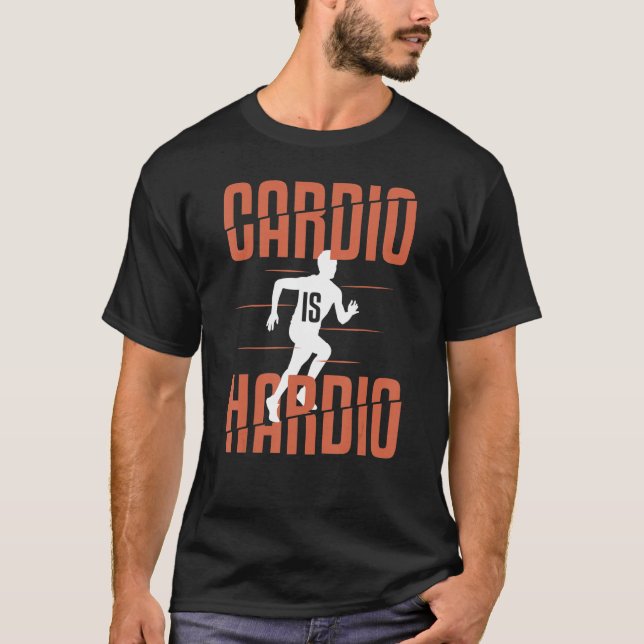 Camiseta Cardio é Malhação de execução do Hardio Runner (Frente)