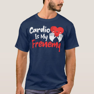 Camiseta Cardio é o meu francês - Malhação e trabalho engra