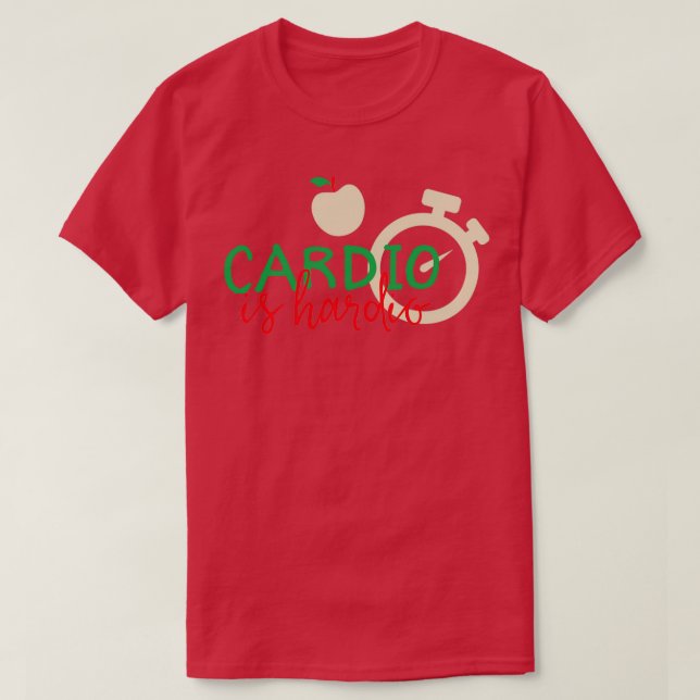 Camiseta Cardio Is Hardio 2 (Frente do Design)