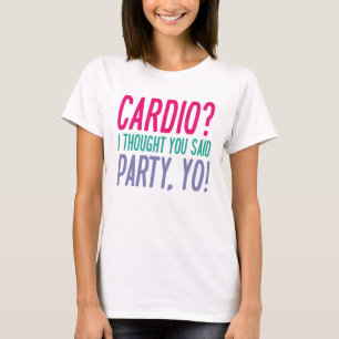 Camiseta Cardio Party Yo