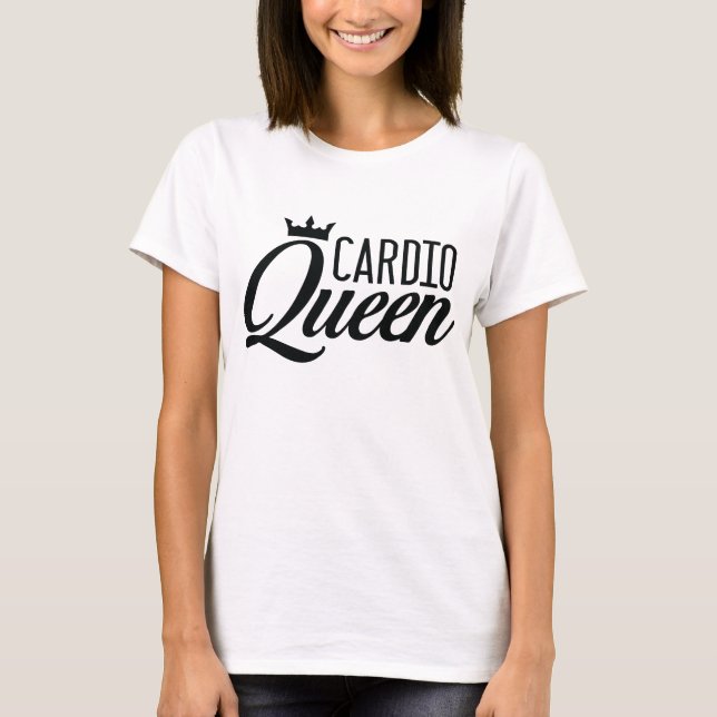 Camiseta Cardio- T da rainha (Frente)