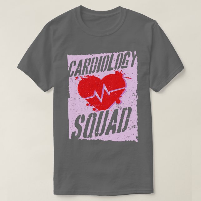 Camiseta Cardiologia Cardiologista Cardiovascular (Frente do Design)