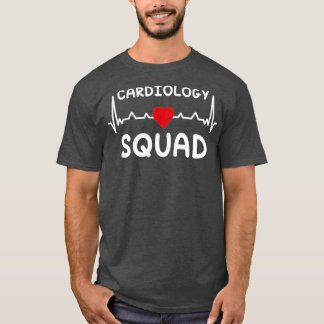 Camiseta Cardiologia Esquadrão Enfermeiro Cardíaco Cardiolo