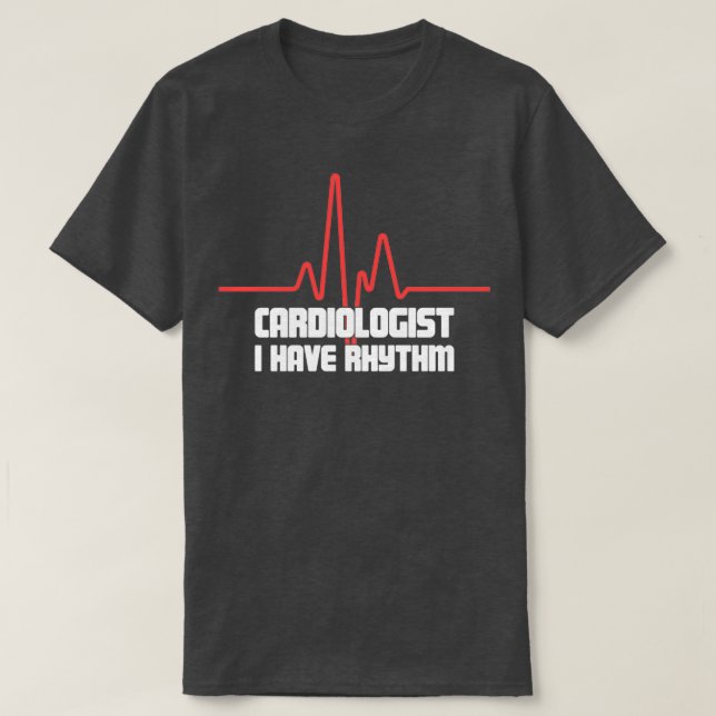 Camiseta Cardiologista Engraçado Cardiologista 1 (Frente do Design)