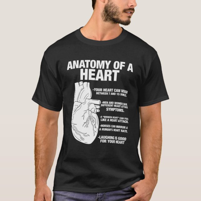 Camiseta Cardiologista Legal Anatômico (Frente)