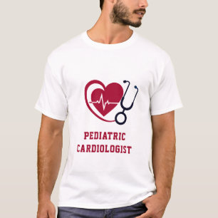 Camiseta Cardiologista Pediátrico Corações Pequenos Grande