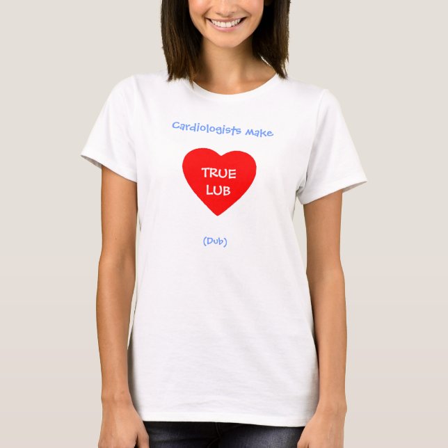Camiseta Cardiologistas Engraçados Fazem Coração De Amor Ve (Frente)