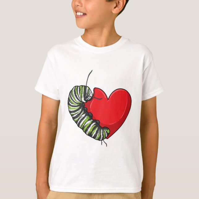 Camiseta Cardiopatias de Amor de Lagarta (Frente)