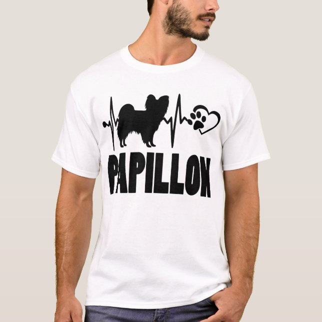 Camiseta Cardiopatias - Papillon - Melhor Amigo Do Cão (Frente)