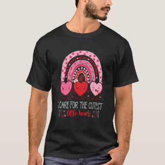 Camiseta Care For Cutest Little Hearts ICU Nurse Valentines