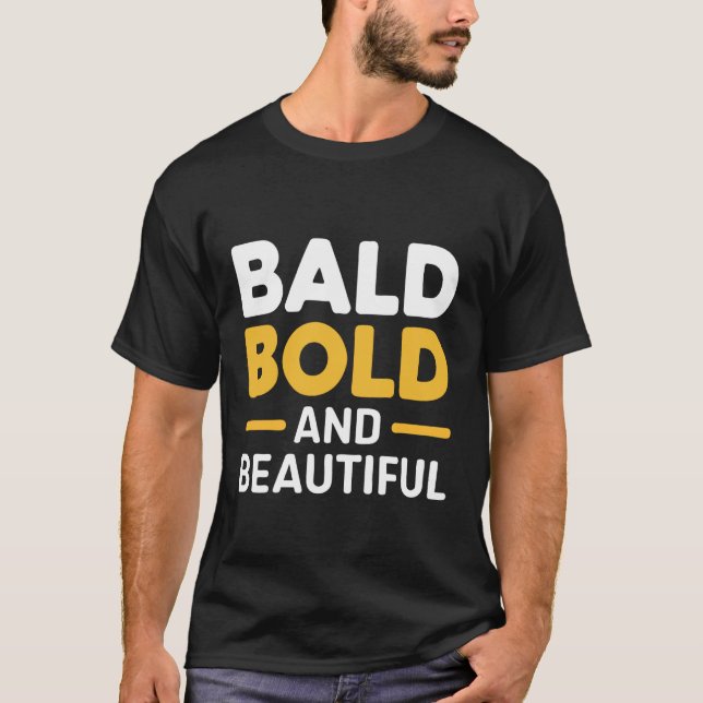Camiseta Careca Careca Ousado e Lindo (Frente)