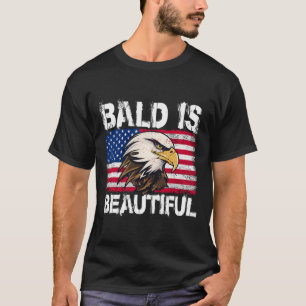 Camiseta Careca é Bela 4 de Julho Dia da Independência Bal