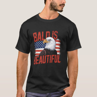 Camiseta Careca é Lindo 4 de Julho Dia da Independência Car