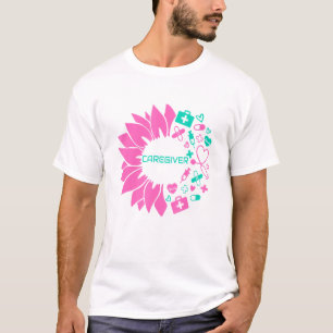 Camiseta Caregiver Sunflower Nurse Day Nurse Week 2021 Chri