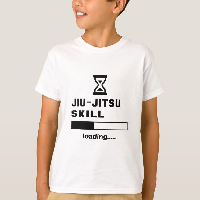 Camiseta Carga da habilidade de Jiu-Jitsu ...... (Frente)