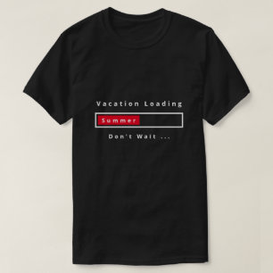 Camiseta Carga das férias - não espere - verão -