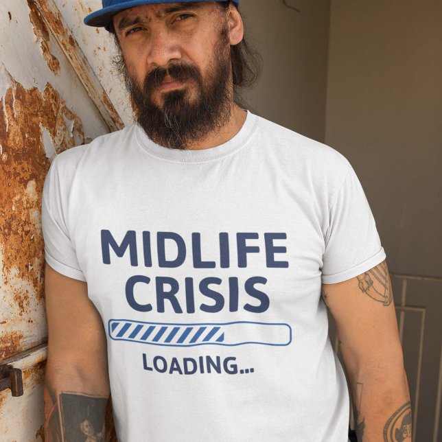 Camiseta Carga de Crise da Midlife (Criador carregado)