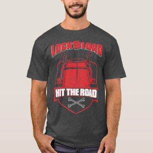 Camiseta Carga Do Tronco Atingiu A Estrada - Caminhão Grand