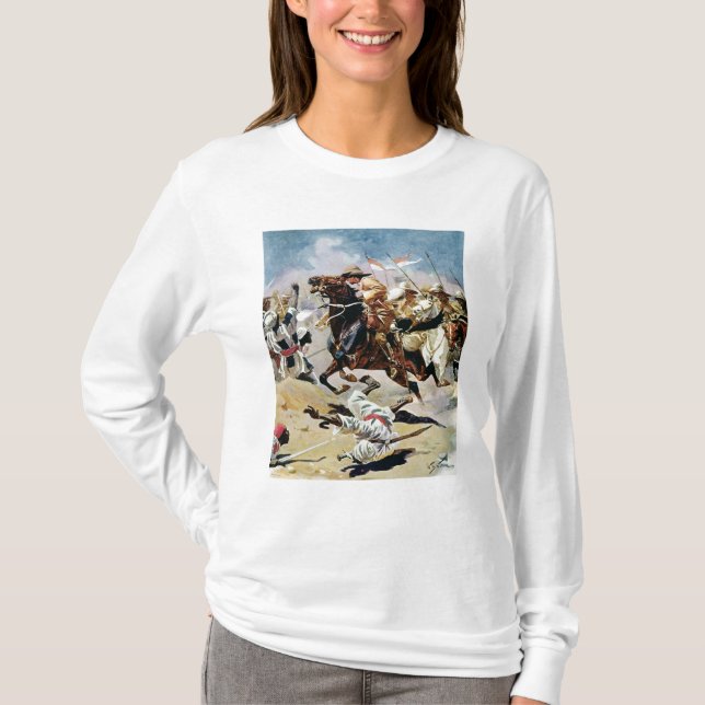Camiseta Carga dos 2øs lanceiros em Omdurman (Frente)