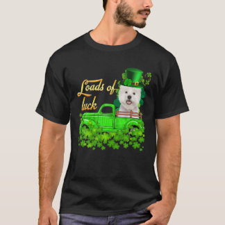 Camiseta Cargas De Dia de São Patrício De Caminhão-Sorte