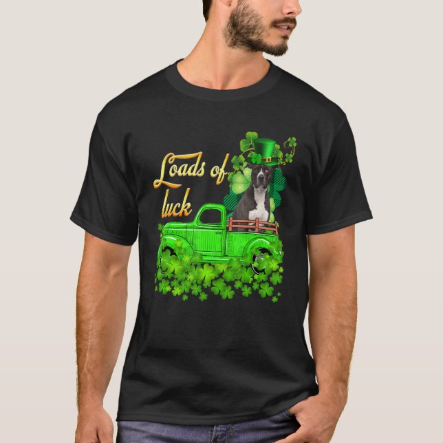 Camiseta Cargas Divertidas De Sorte Caminhão American Pit B (Frente)