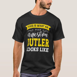 Camiseta Cargo Butler Título do Funcionário Funny Worker Pr